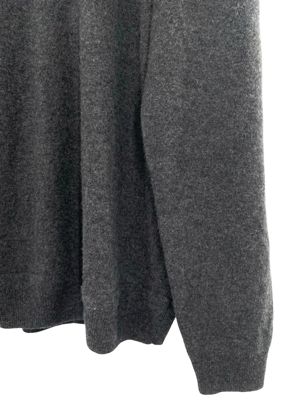 J. Crew Men’s Cashmere Crewneck Sweater Charcoal Gray XL Tall